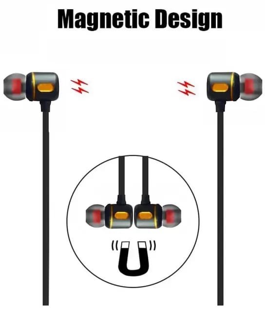 BT Wireless Neck band Bluetooth Headphones