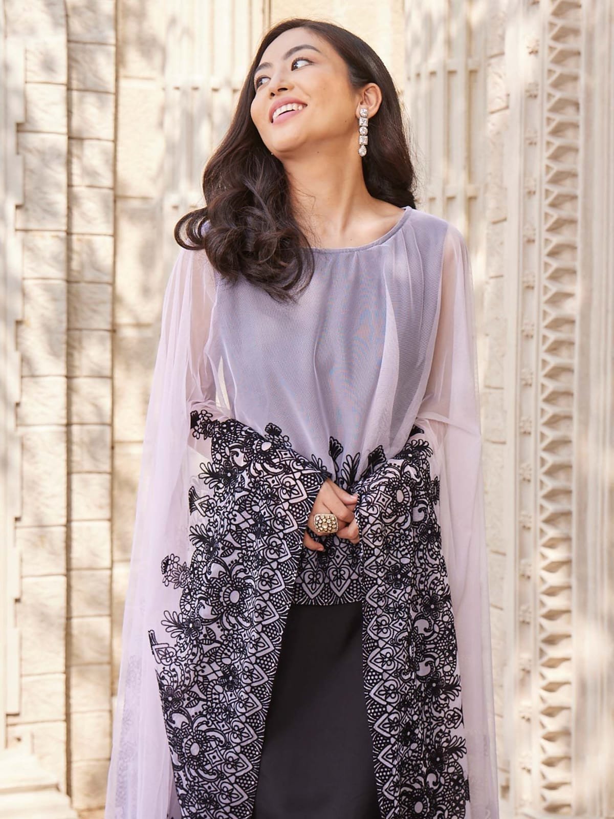 SHEHZADE New Embroidery Gaithering Anarkali kurti