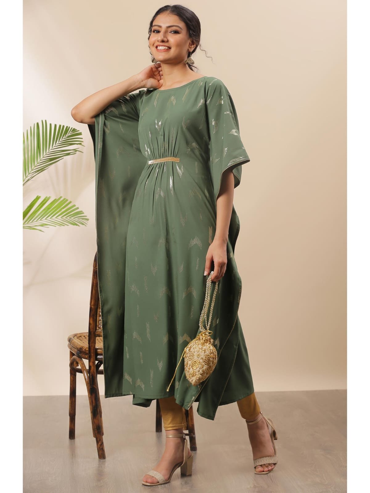 SHEHZADE New Embroidery Gaithering Anarkali kurti