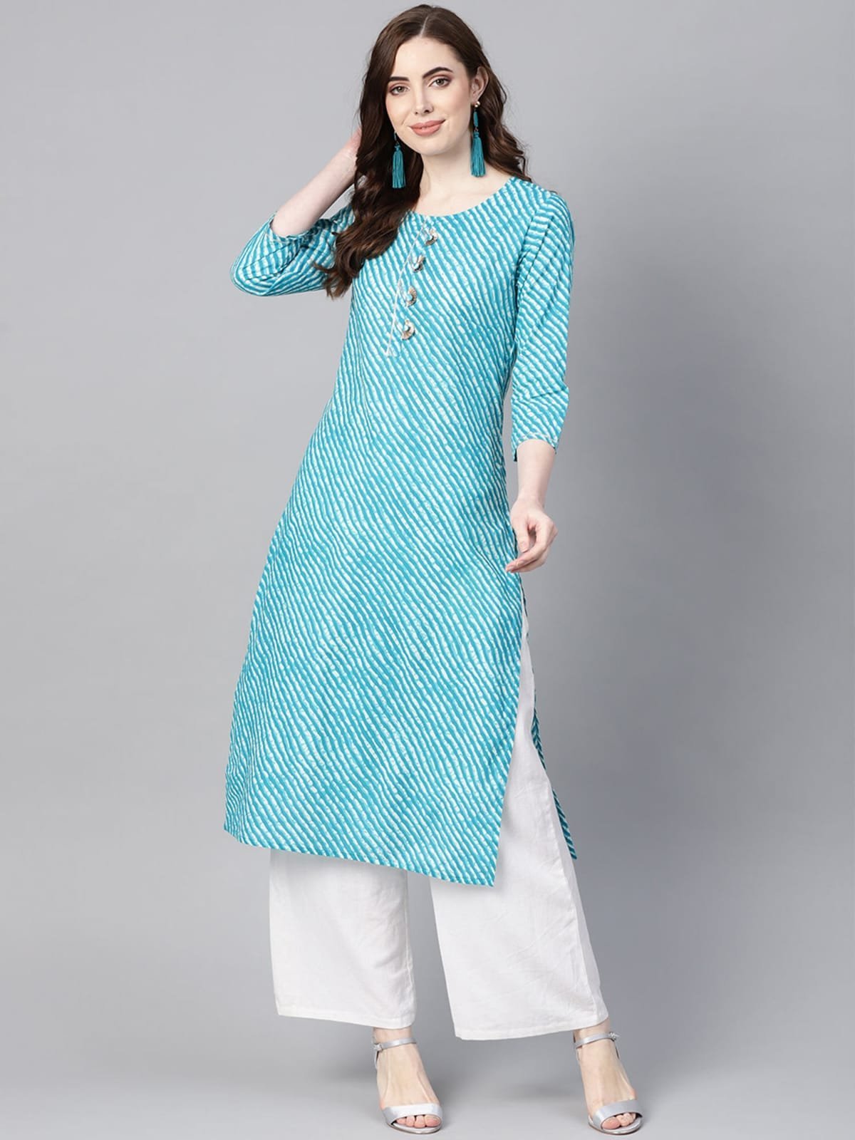 SHEHZADE New Embroidery Gaithering Anarkali kurti