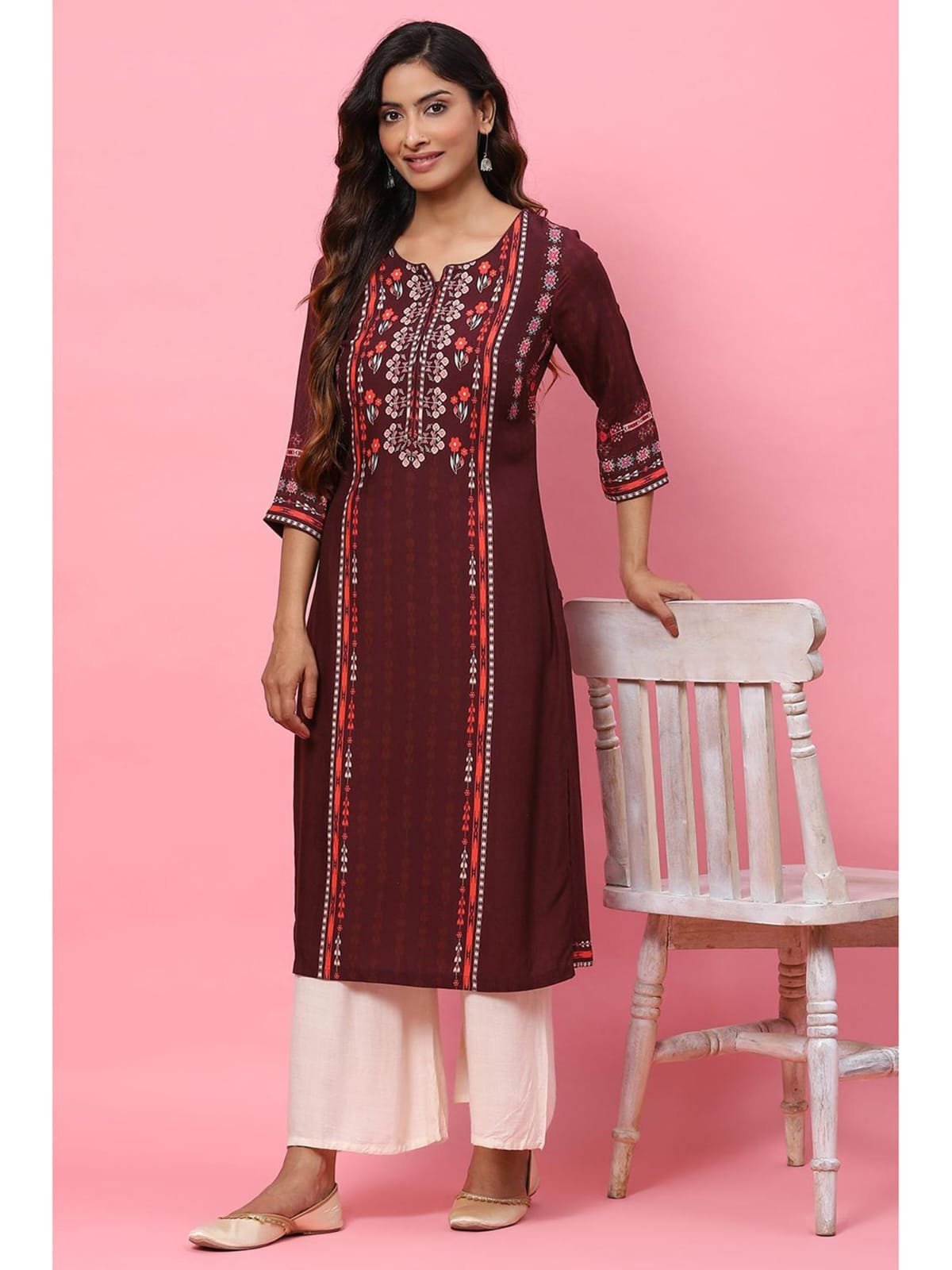 SHEHZADE New Embroidery Gaithering Anarkali kurti