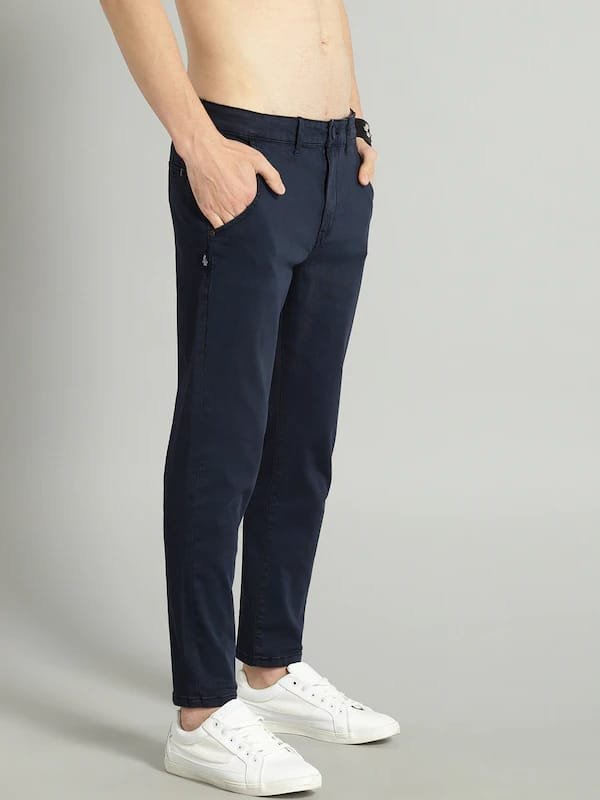 4 Way Plain Strachble Trouser For Man