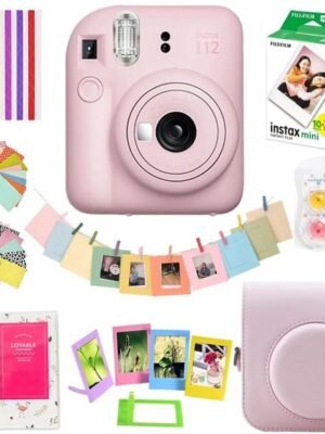 Mini 12 Instant Camera Pink / Blue / Mint / White / Purple + 20 Sheets Instax Mini Film + Album + PU