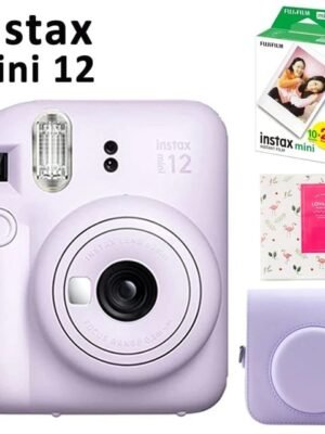 Mini 12 Instant Camera Pink / Blue / Mint / White / Purple + 20 Sheets Instax Mini Film + Album + PU