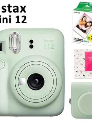 Mini 12 Instant Camera Pink / Blue / Mint / White / Purple + 20 Sheets Instax Mini Film + Album + PU