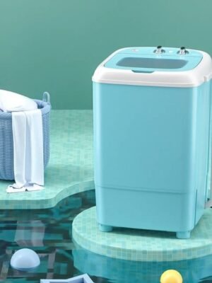 Mini Electric Washer Home 220V Machines Baby Household Small Semi-automatic Shoe Brush and Laundry Dual-purpose Washing Machine