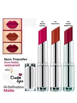 RED4 Matte Cover Lipstick  Natural colors Long lasting