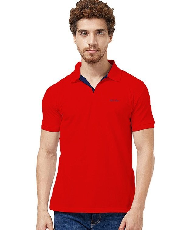 Stylish Cotton Sleeves T-shirt For Men