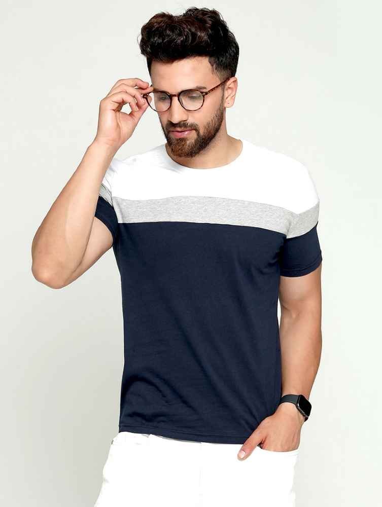 Stylish Cotton Sleeves T-shirt For Men