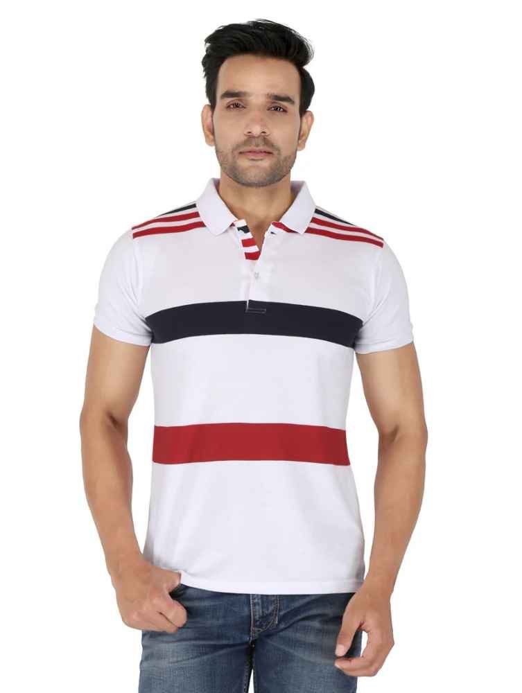 Stylish Cotton Sleeves T-shirt For Men