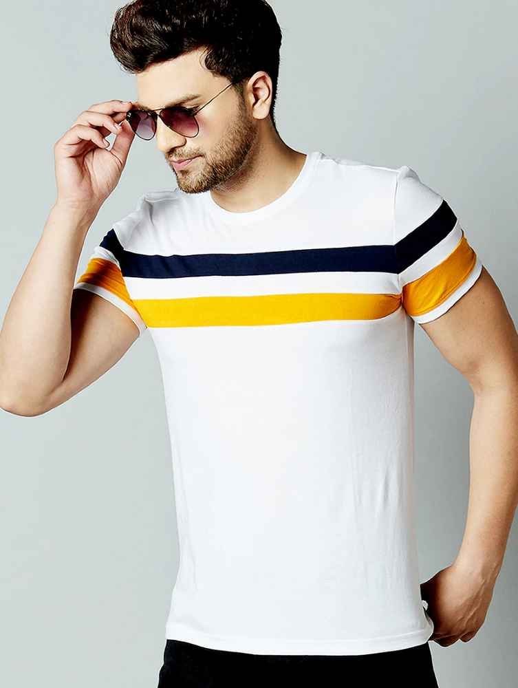Stylish Cotton Sleeves T-shirt For Men