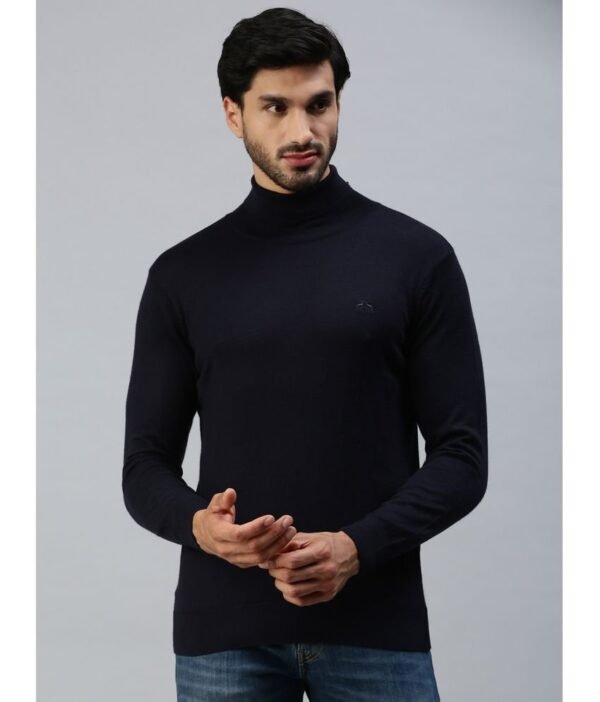 98 Degree North - Navy Blue Woollen Blend Men's Pullover Sweater ( Pack of 1 )