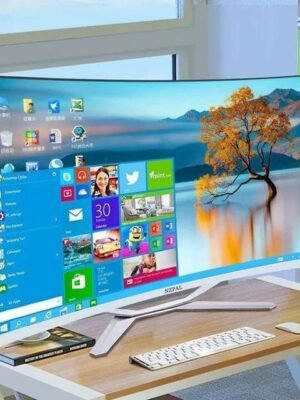 24 inch Led High Quality Built-in Battery Desktop Monoblock Gaming Computer With Webcam