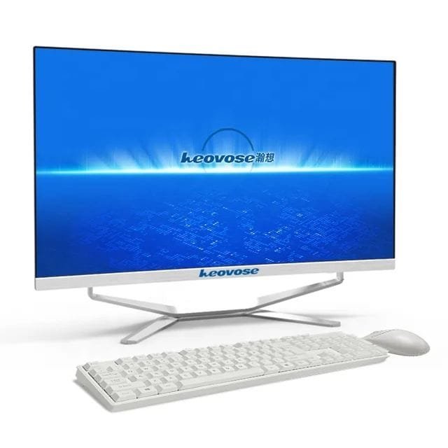 24 inch Led High Quality Built-in Battery Desktop Monoblock Gaming Computer With Webcam