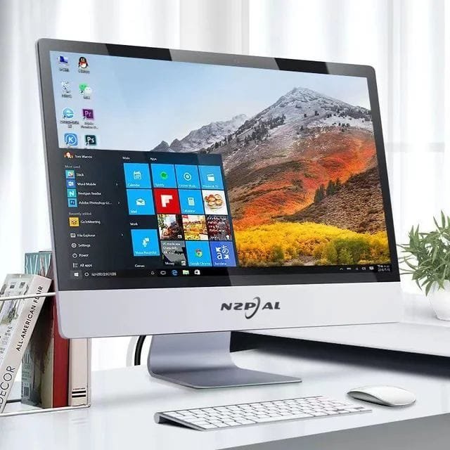 24 inch Led High Quality Built-in Battery Desktop Monoblock Gaming Computer With Webcam