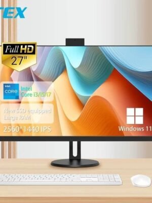 24 inch Led High Quality Built-in Battery Desktop Monoblock Gaming Computer With Webcam
