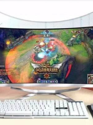 24 inch Led High Quality Built-in Battery Desktop Monoblock Gaming Computer With Webcam