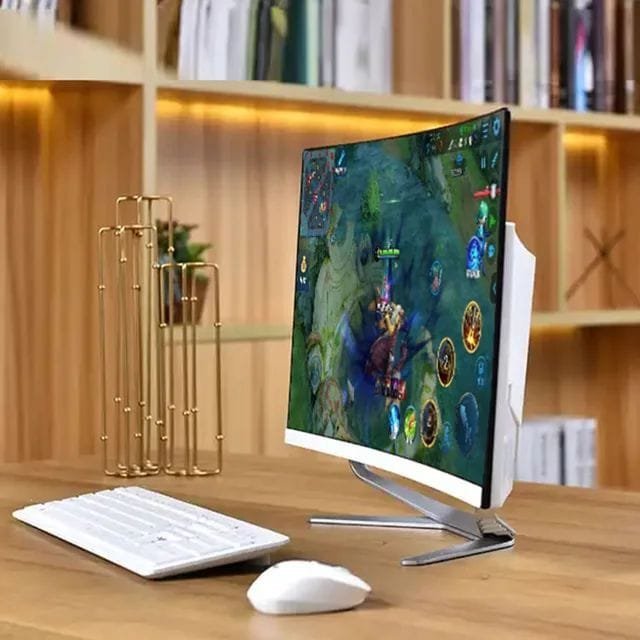 24 inch Led High Quality Built-in Battery Desktop Monoblock Gaming Computer With Webcam