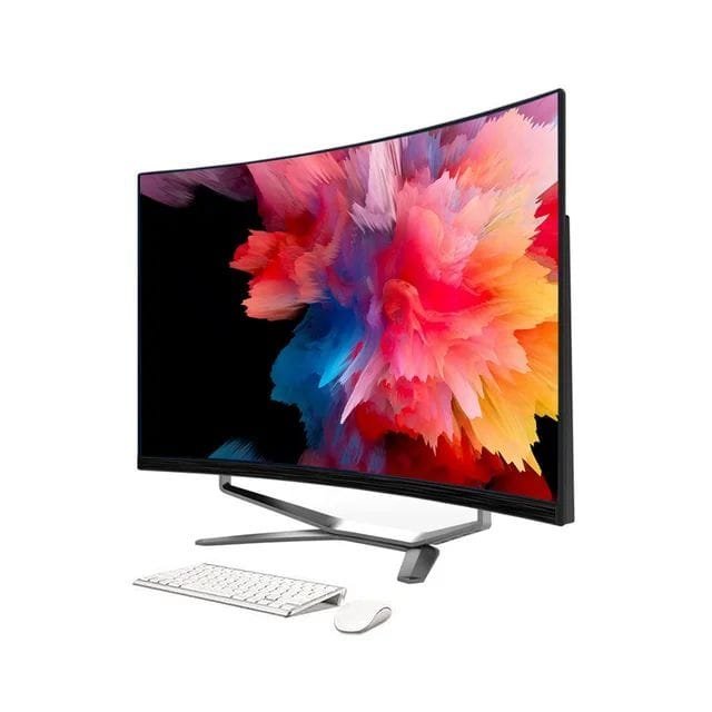 24 inch Led High Quality Built-in Battery Desktop Monoblock Gaming Computer With Webcam