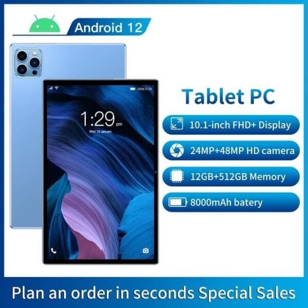 10.1 Inch Tablet Android Qualcomm Processor 8000mAh