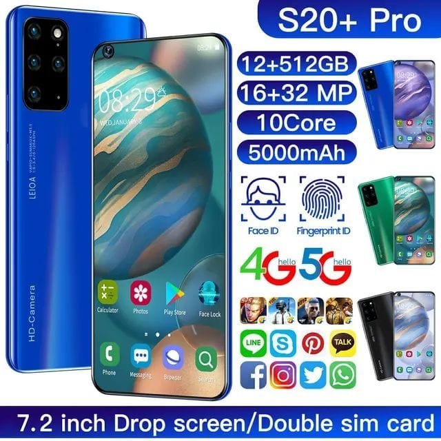 N40 Pro 6GB+128GB Smartphone 20MP Quad Camera Helio P60 Octa Core Mobile phone
