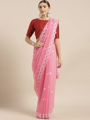 Designer Festive Gorgeous  Saree with unstitched blouse for Women
