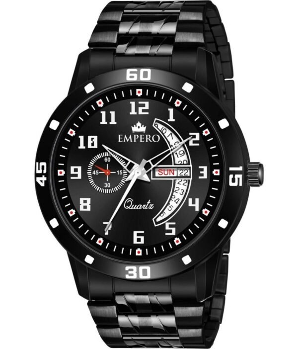 EMPERO - Black Stainless Steel Analog Men's Watch