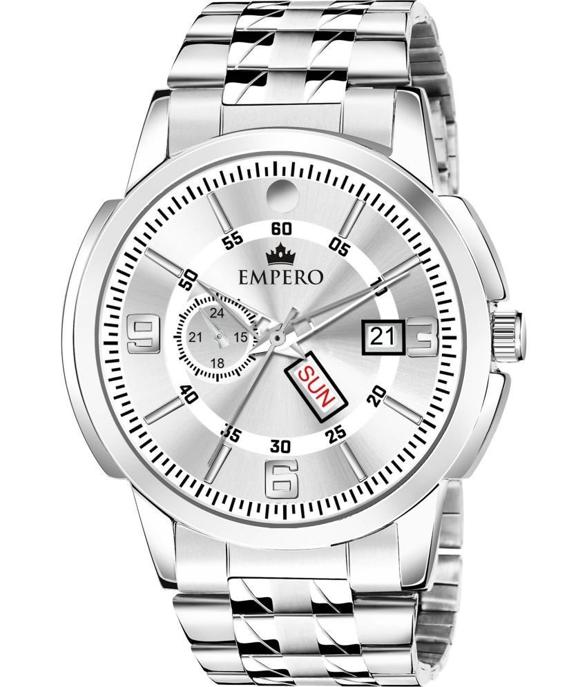 EMPERO - Silver Stainless Steel Analog Men's Watch