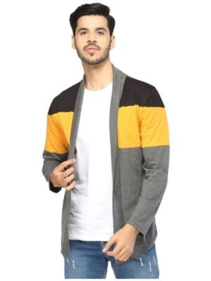 Glito - Multicolor Cotton Blend Men's Cardigan Sweater ( Pack of 1 )