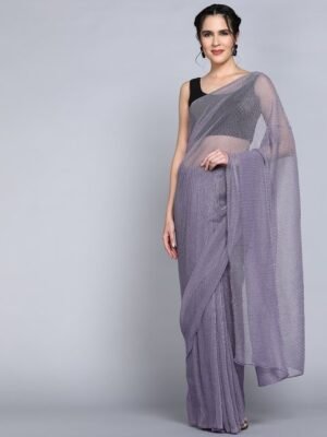 Indian Women Embellished Saree