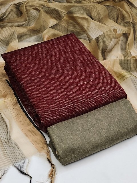 MANVAA Pure Cotton Unstitched Dress Material