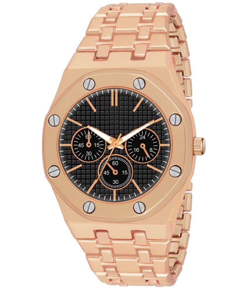 Newman Rose Gold Metal Analog Men's Watch