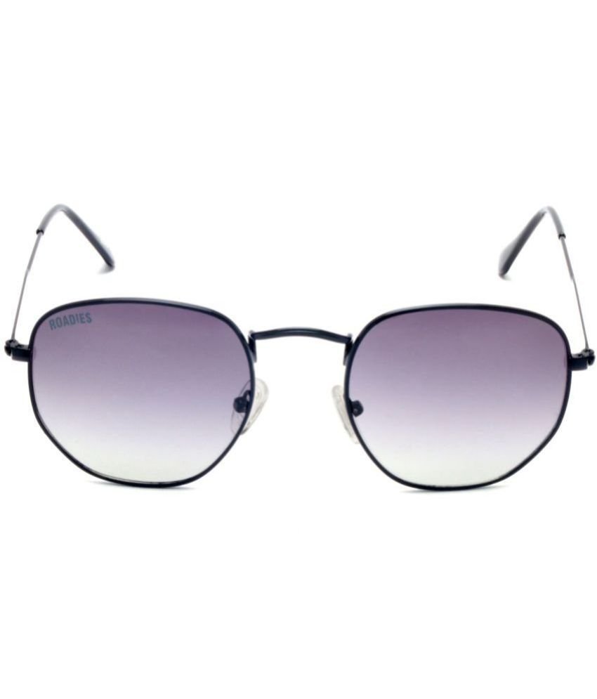 Roadies - Black Geometric Sunglasses ( Pack of 1 )