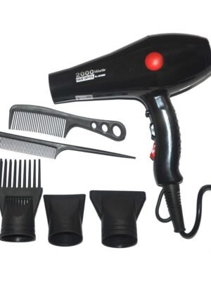 Rock Light 2000W Salon Compact Hair Dryer ( Black )