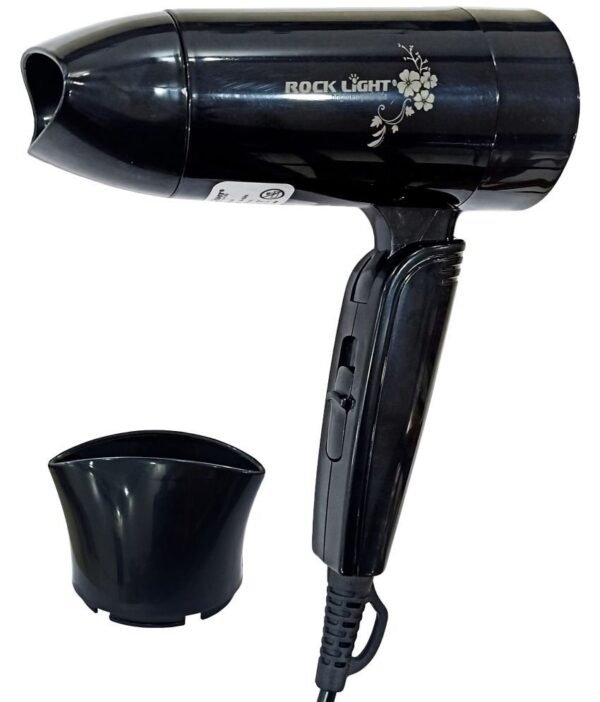 Rock Light Foldable 1800W Hair Dryer ( Black )
