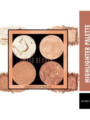 Swiss Beauty Highlighter Palette (Shade-01), 10gm