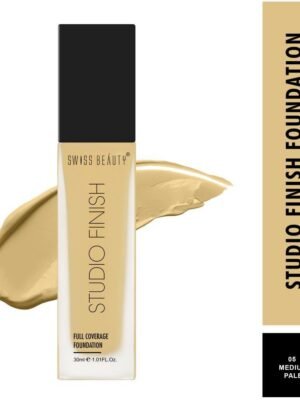 Swiss Beauty Studio Finish Full Coverage Liquid Foundation Medium 30 g
