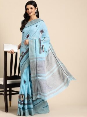Designer Festive Gorgeous  Saree with unstitched blouse for Women