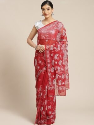 Designer Festive Gorgeous  Saree with unstitched blouse for Women