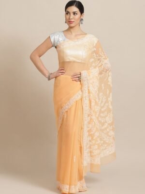 Designer Festive Gorgeous  Saree with unstitched blouse for Women