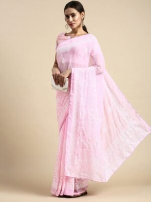 Designer Festive Gorgeous  Saree with unstitched blouse for Women