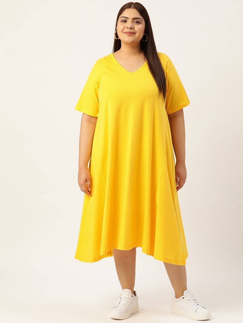 women's solid dress