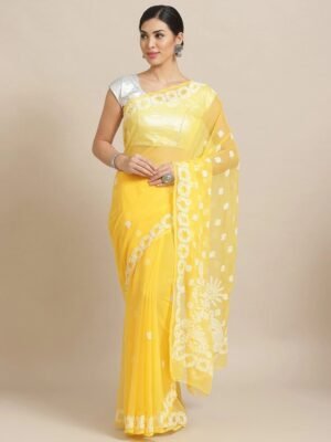Designer Festive Gorgeous  Saree with unstitched blouse for Women
