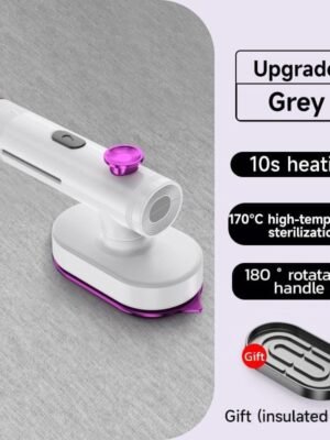 Mini-Sized Lightweight Portable Travel Steam Iron with Dual Voltage Temperature Control Fast Heat-Up