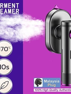 Mini-Sized Lightweight Portable Travel Steam Iron with Dual Voltage Temperature Control Fast Heat-Up