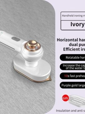 Mini-Sized Lightweight Portable Travel Steam Iron with Dual Voltage Temperature Control Fast Heat-Up