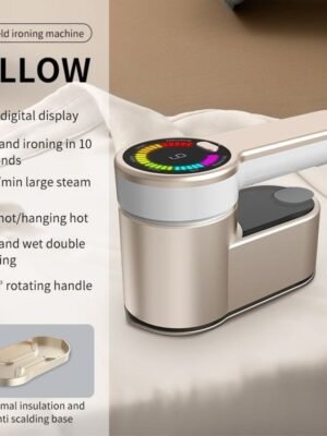 Mini-Sized Lightweight Portable Travel Steam Iron with Dual Voltage Temperature Control Fast Heat-Up