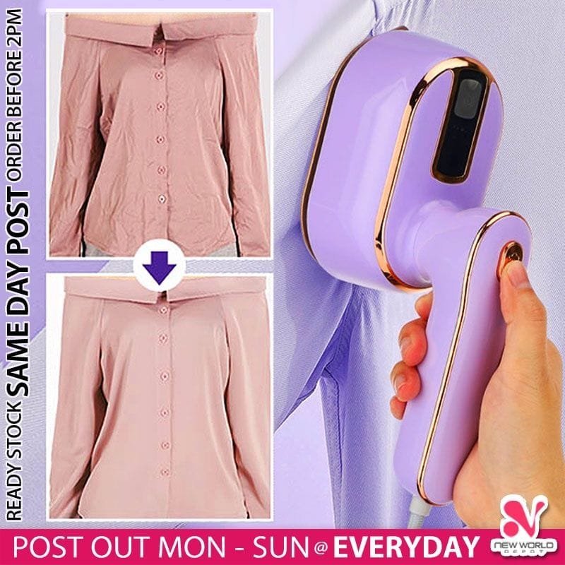 Mini-Sized Lightweight Portable Travel Steam Iron with Dual Voltage Temperature Control Fast Heat-Up