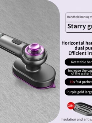 Mini-Sized Lightweight Portable Travel Steam Iron with Dual Voltage Temperature Control Fast Heat-Up