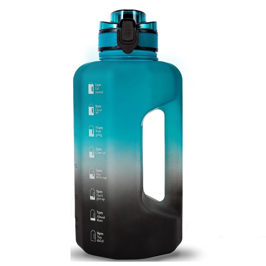 Gradient color graduated water bottle